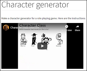 Character generator